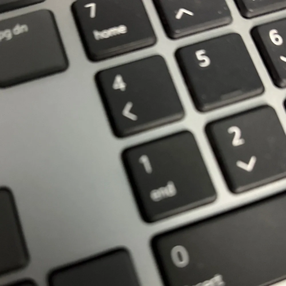 Sleek Black and Silver Laptop Keyboard